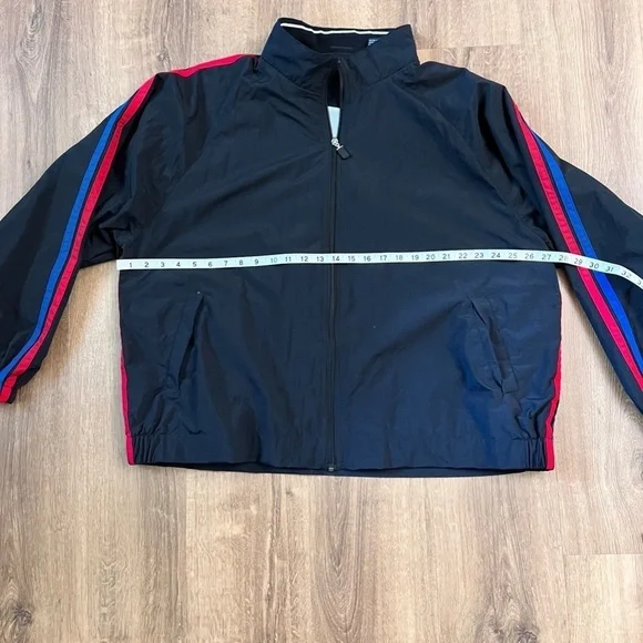 Vintage Retro Striped Winner Jacket Sz XL - Picture 11 of 13